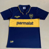 1994 Boca Juniors Home Retro Soccer Jersey (背后带广告)