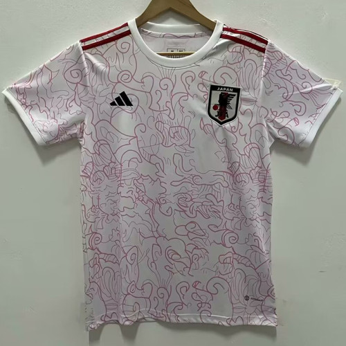 2024 Japan White and Pink  Fans Soccer Jersey