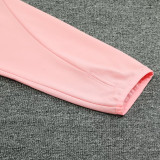 24/25 RMA Pink Player Version Half Pull Tracksuit  (球员版粉色、半拉链)