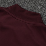 25/26 Bayern Maroon Half Pull Tracksuit #B2512 (半拉链)