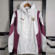 24/25  Man City White Purple Hooded Windbreaker