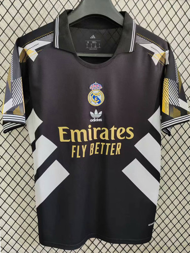 25/26 RMA Black Special Edition Fans Soccer Jersey
