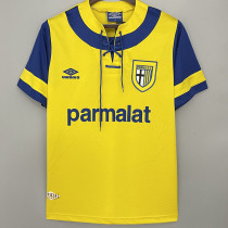 1993/1995 Parma Yellow Retro Soccer Jersey