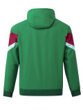2024 Portugal Green hooded Windbreaker