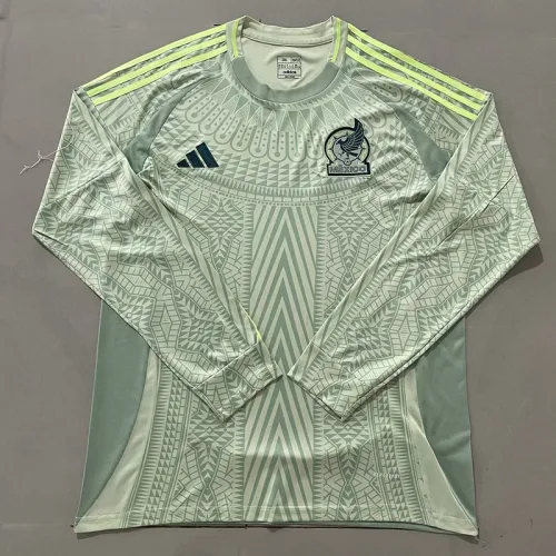 24/25Mexico Away Long Sleeve Soccer Jersey(长袖)