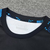 24/25 Napoli Black Blue Tank top and shorts suit