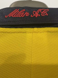 1999/2000 ACM Away Yellow Retro Soccer Jersey