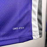 22/23 KINGS SABONIS #10 Purple Away Top Quality Hot Pressing NBA Jersey(V领）