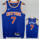 22/23 KNICKS ANTHONY #7 Blue Top Quality Hot Pressing NBA Jersey