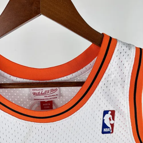 06/07 Nuggets Anthony #15White ABA Retro Night Top Quality Hot Pressing NBA Jersey