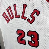 84/85  BULLS Rookie White # 23 Jordan Heat Pressed Retro NBA Jersey