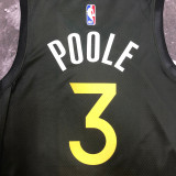 22/23 WARRIORS POOLE #3 Black City Edition Top Quality Hot Pressing NBA Jersey