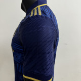 25/26 RMA LV Royal Blue Player Version Soccer Jersey(翻领）