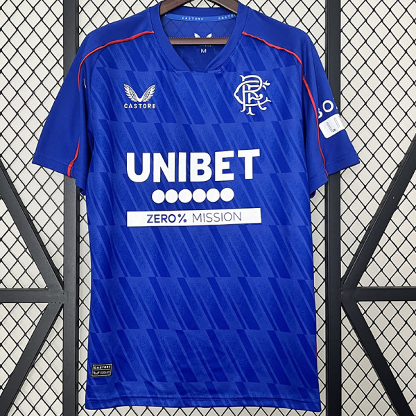 24/25 Rangers Home Fans Soccer Jersey