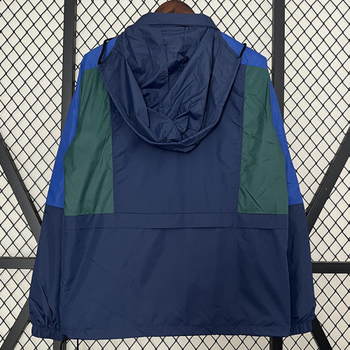 2024 New NK Royal Blue Windbreaker(连帽）