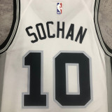 22/23 SA Spurs SOCHAN #10 White Top Quality Hot Pressing NBA Jersey