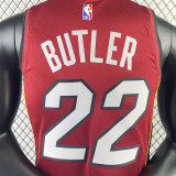 22/23 HEAT BUTLER #22 Red Top Quality Hot Pressing NBA Jersey (Trapeze Edition) 飞人版