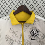 24/25 Club America Beige & Yellow Double Sided Windbreaker (双面风衣)