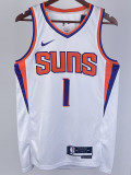 22/23 SUNS BOOKER #1 White Top Quality Hot Pressing NBA Jersey