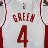 22/23 ROCKETS GREEN #4 White City Edition Home Top Quality Hot Pressing NBA Jersey