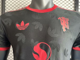 24/25 Man Utd  Black Special Edition Player Version Soccer Jersey(圆领）