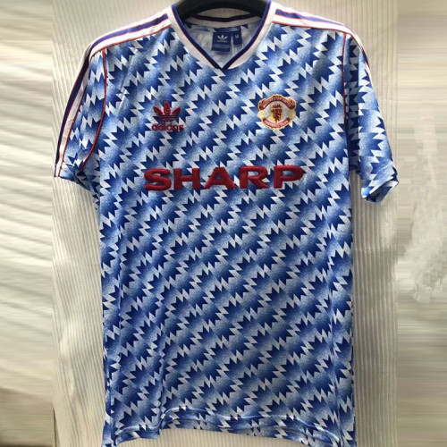 1990/1992 Man Utd Away Retro Soccer Jersey