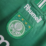 1999 Palmeiras 100th Anniversary Edition Retro Soccer Jersey (背后上下带字)
