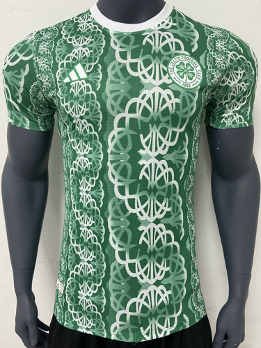 24/25  Celtic Green  Pre match Player Version Training Short