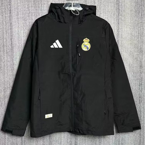 24/25 RMA Black Assault  Hooded Windbreaker (Y13连帽冲锋衣）