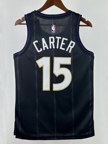 24/25 Raptors CARTER # 15 City Edition Top Quality Hot Pressing NBA Jersey
