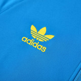 25/26  Boca Juniors Blue Retro Jacket Tracksuit#F06