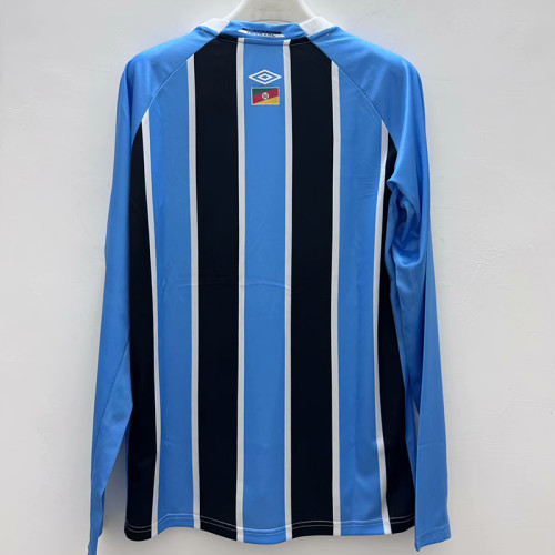 25/26 Gremio Home  Long Sleeve Fans Soccer Jersey