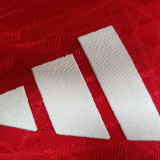 2025  Man Utd Red  Player Version  Polo Shirt