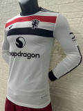 24/25 Man Utd Third Player Version  Long Sleeve Soccer Jersey(长袖）