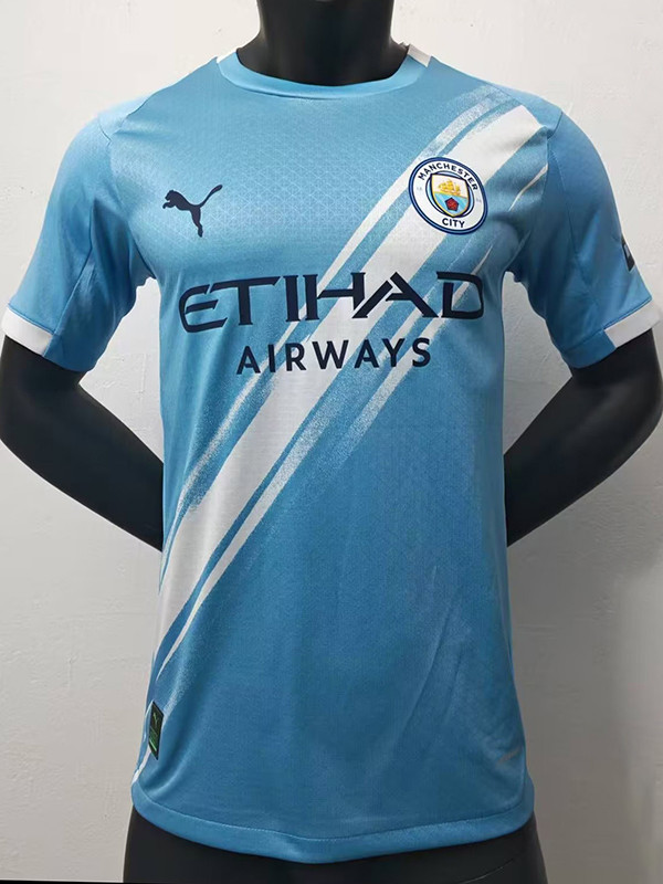 25/26 Man City Home Player Version Soccer Jersey
