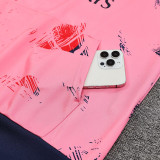 24/25 PSG Pink Graffiti Hooded  Tracksuit