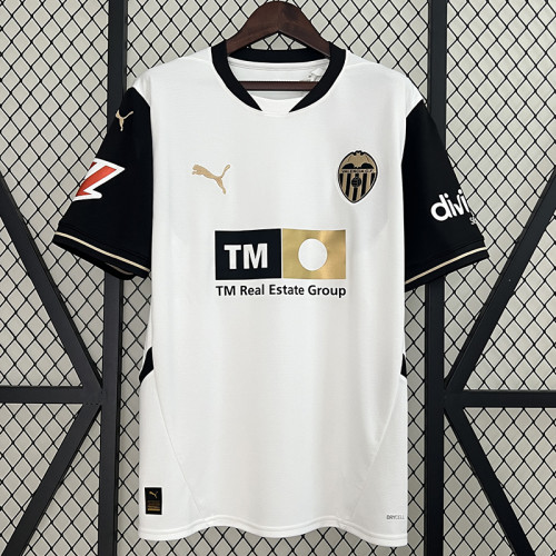 24/25 Valencia Home Fans Soccer Jersey