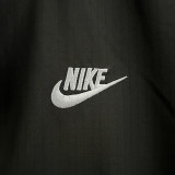 2024 New NK Black Windbreaker(后背带字、连帽）