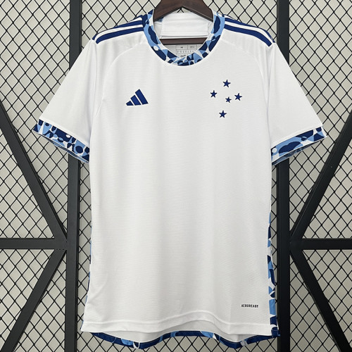 24/25 Cruzeiro Away Fans Soccer Jersey
