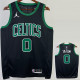 22/23 CELTICS TATUM #0 Black Top Quality Hot Pressing NBA Jersey (Trapeze Edition) 飞人版