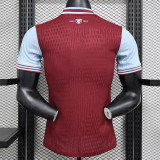 24/25 West Ham Home  Player Version Soccer Jersey