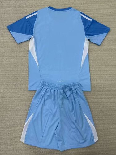 25/26  Inter Miami Goalkeeper Blue Kids Soccer Jersey