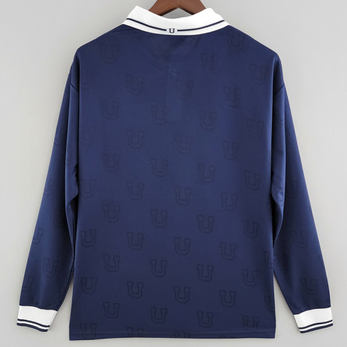 1998 Universidad De Chile Home Retro Long Sleeve  Soccer Jersey(长袖、胸前无广告）