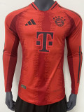 24/25 Bayern Home  Long sleeve Player Version Soccer Jersey（长袖）