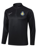 24/25  AL-Nassr black Half Pull special edition Tracksuit B791 (半拉链)
