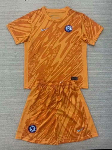 24 /25 CHE Orange Goalkeeper  Kids  Soccer Jersey
