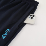 24/25 Napoli Royal Blue &Green Jacket Tracksuit#02
