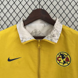 24/25 Club America Beige & Yellow Double Sided Windbreaker (双面风衣)
