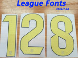24/25 BAR Home Derby Yellow Advertising Edition Fαns Soccer Jersey黄色广告