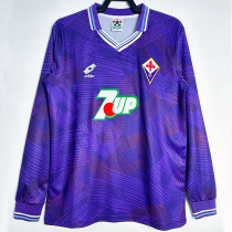 1992/1993 Fiorentina Home Long Sleeve Retro Soccer Jersey 1992/1993 Fiorentina Home Long Sleeve Retro Soccer Jersey